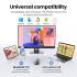 UGREEN M556 Bluetooth wireless mouse Dual-mode mouse with side buttons 4000DPI - Gray
